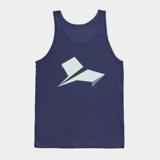 Vector Paperplane Barracuda Tank Top